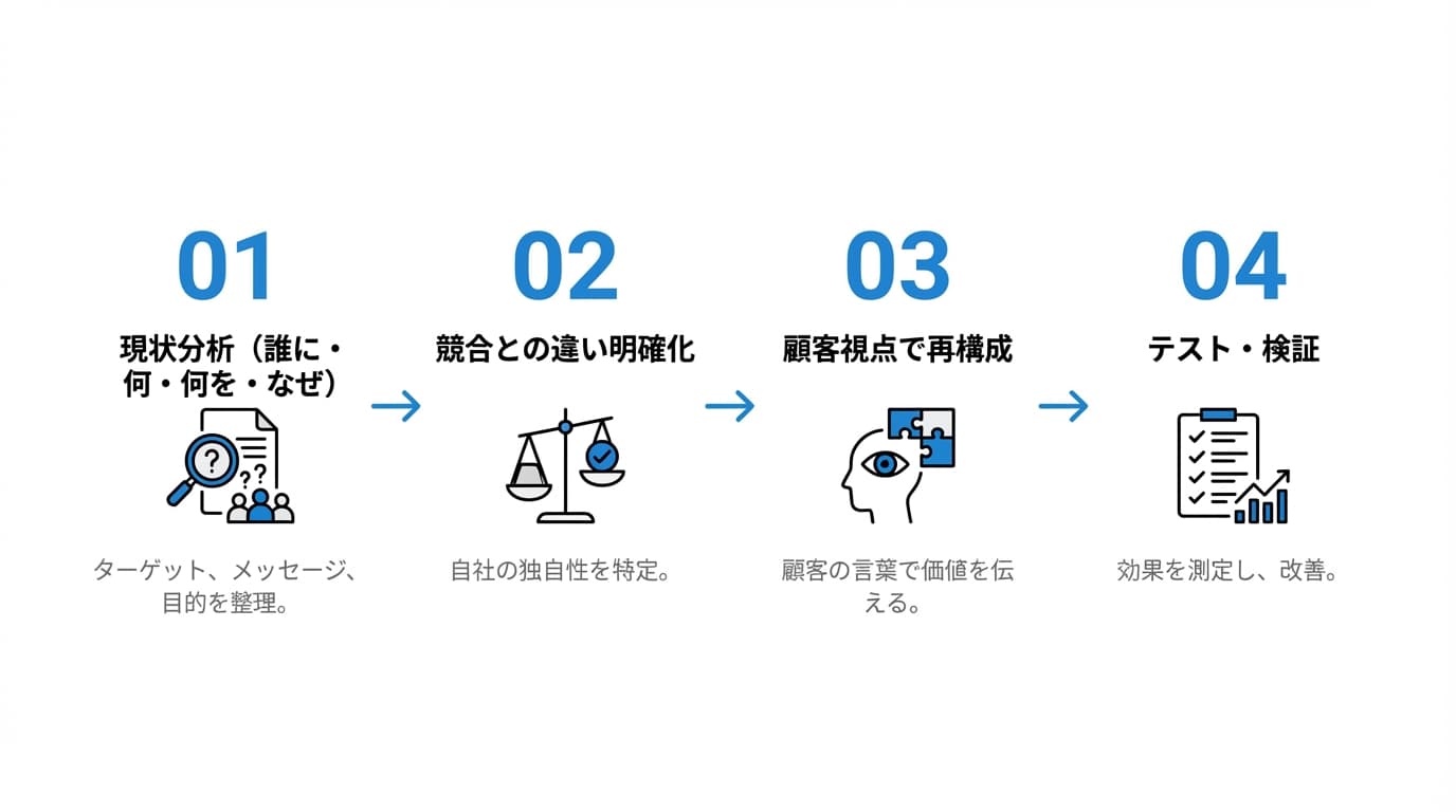 メッセージ作り直しフロー