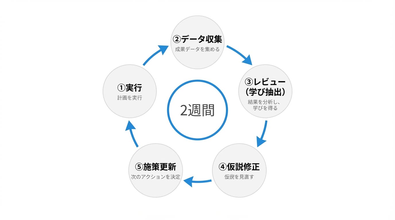 2週間レビューサイクル