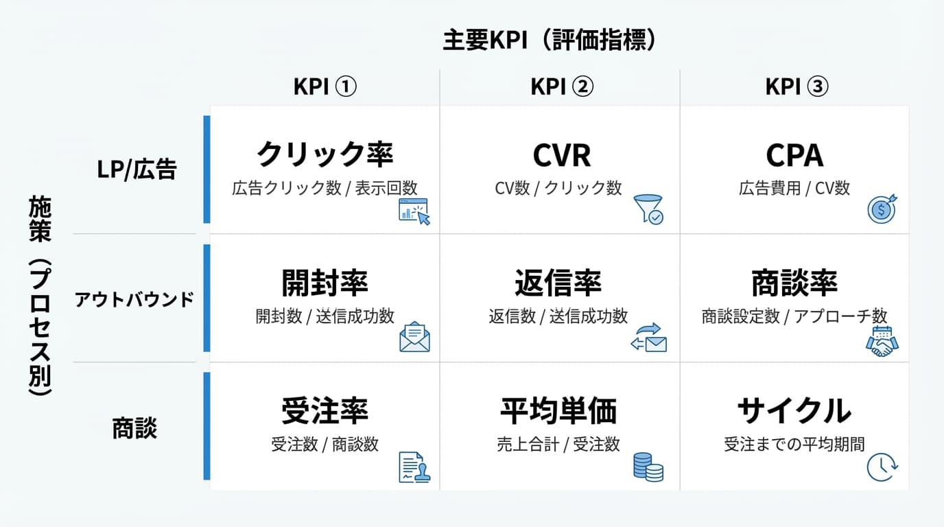 KPI設計（施策別）