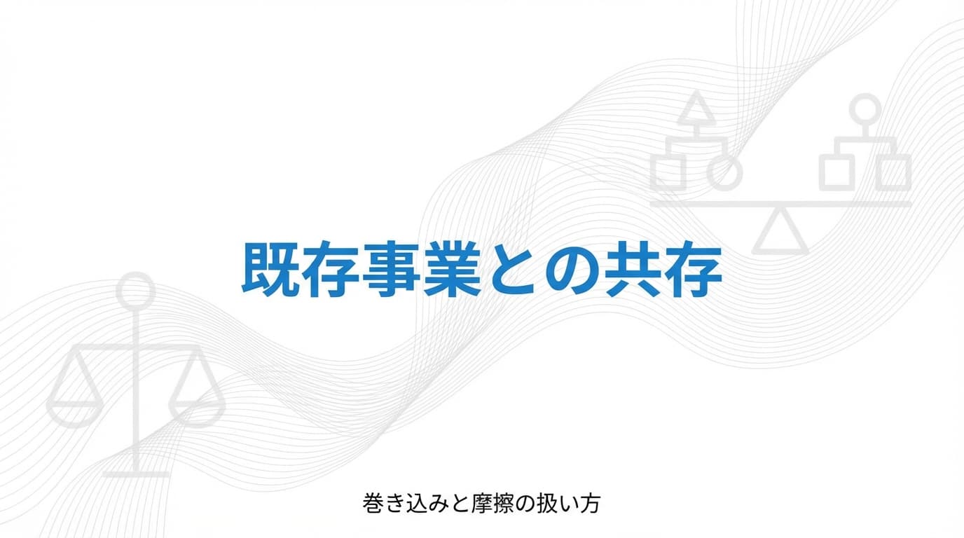 既存事業と衝突しない社内巻き込みの方法